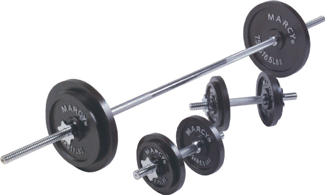 Marcy 95kg Vinyl Olympic Weight Set 